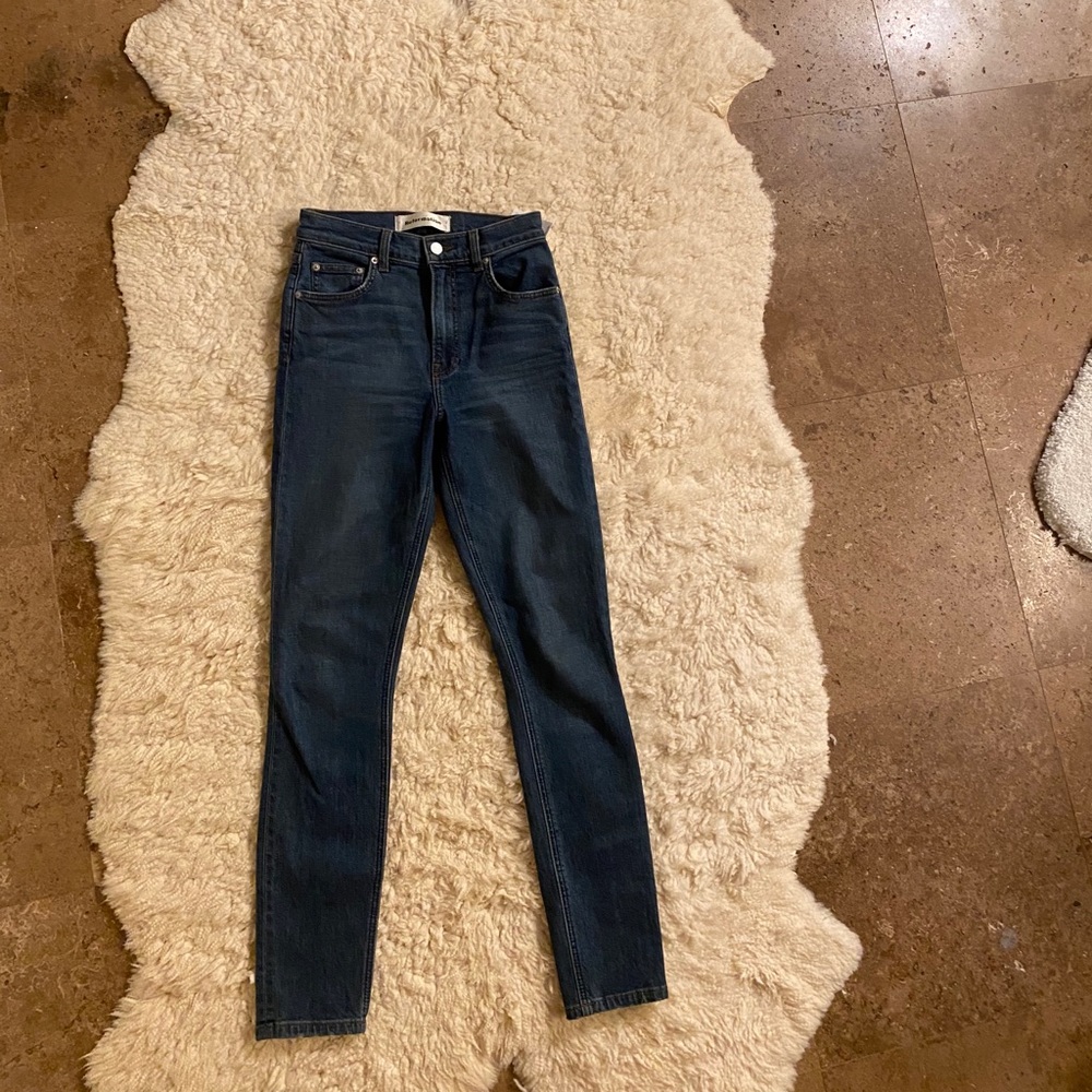 Reformation High & Skinny Jean in Rhine - Picture 5 of 8